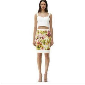 Club Monaco Kenson Floral Print Pencil Skirt
